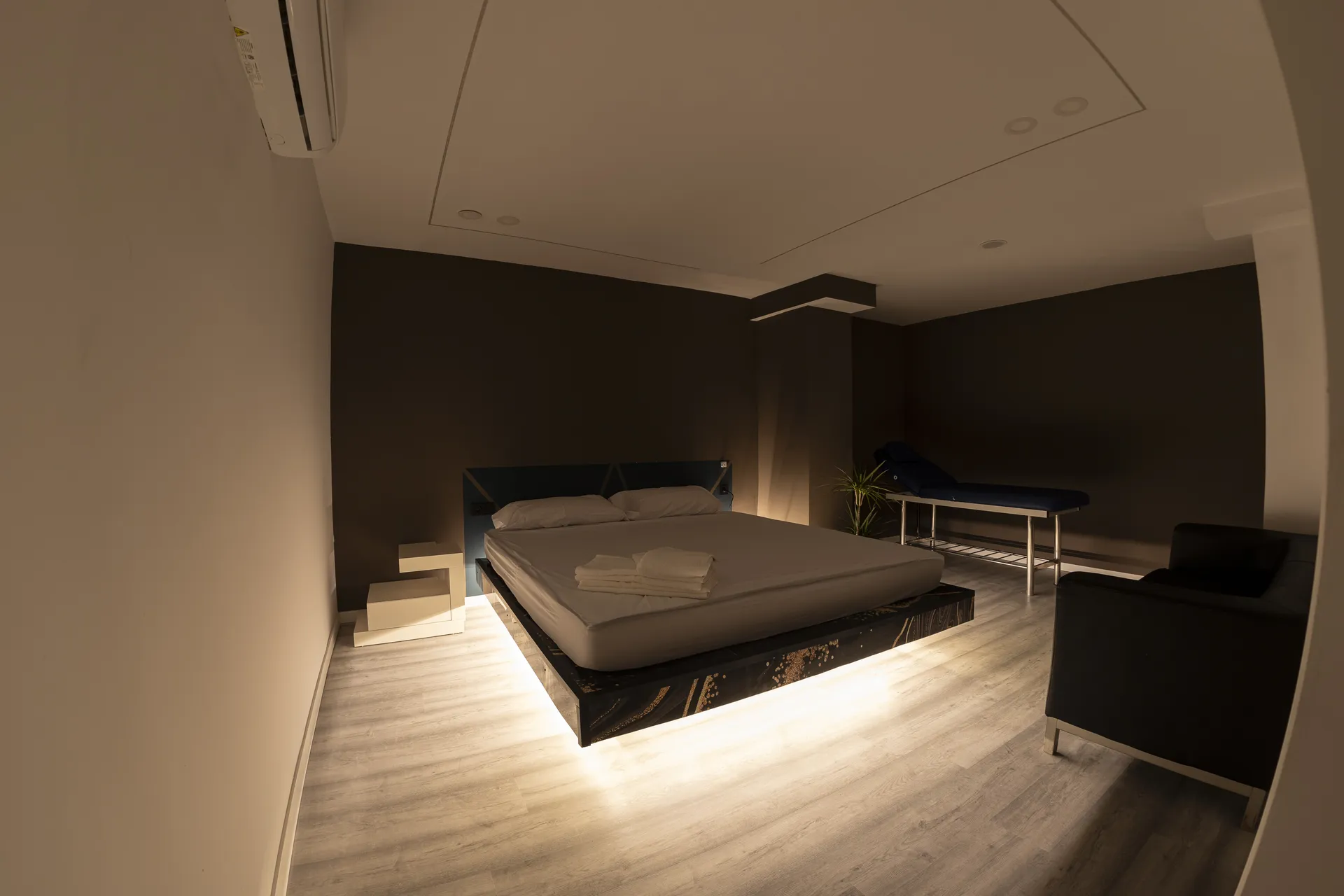 Interior de cabina privada UrbaCab